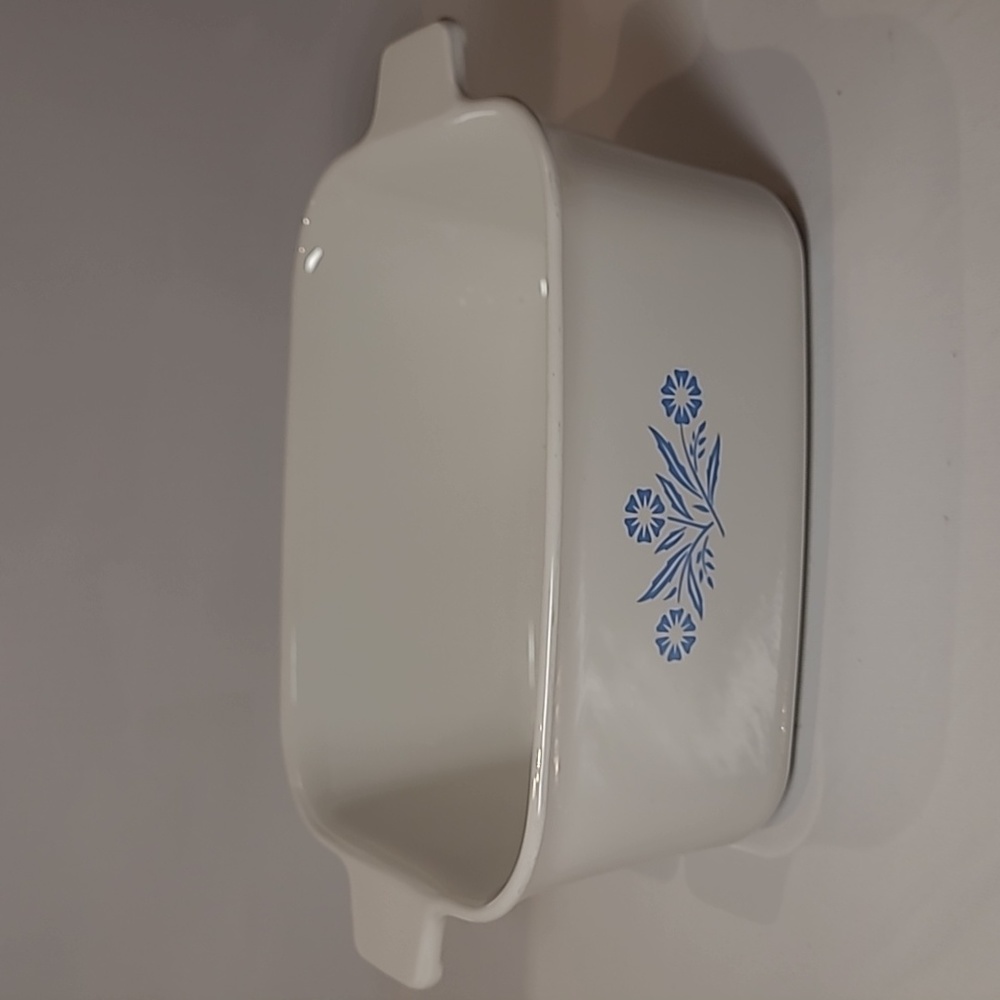 Vintage corningware blue cornflower p-4-BRectangle Casserole dish no lid